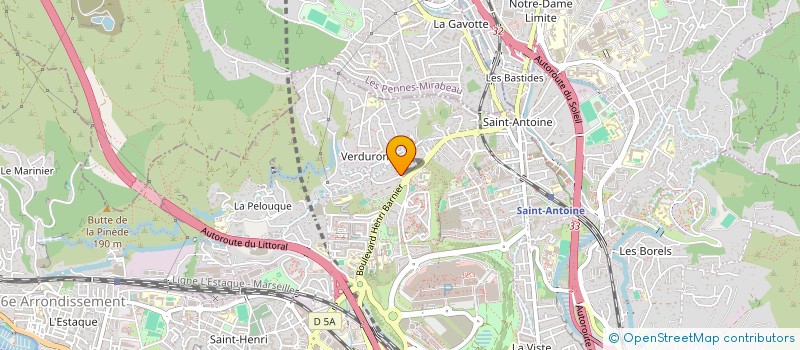 localisation de l'entreprise MARS'GLOBAL à MARSEILLE