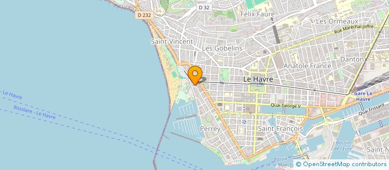 localisation de l'entreprise MARS HABITAT  LE HAVRE