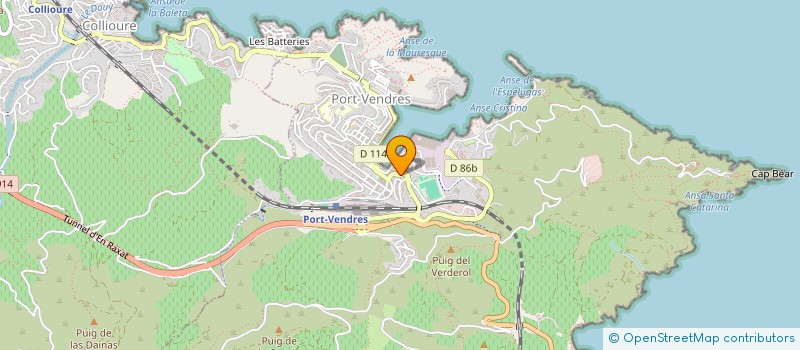 localisation de l'entreprise MARS INVESTISSEMENT  PORT-VENDRES