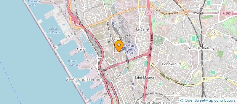 localisation de l'entreprise MARS MEDIATION à MARSEILLE