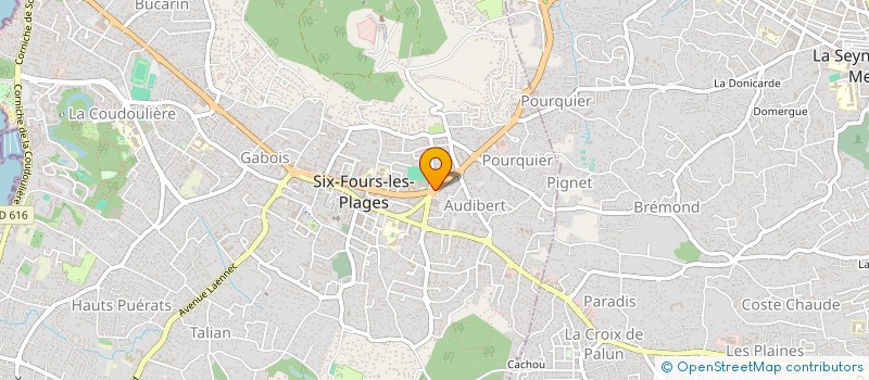 localisation de l'entreprise MARS NOU à SIX-FOURS-LES-PLAGES