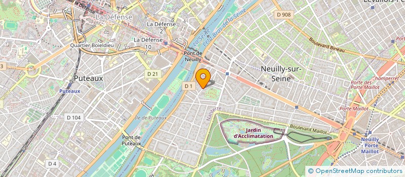 localisation de l'entreprise MARS OCCIDENTALE à NEUILLY-SUR-SEINE