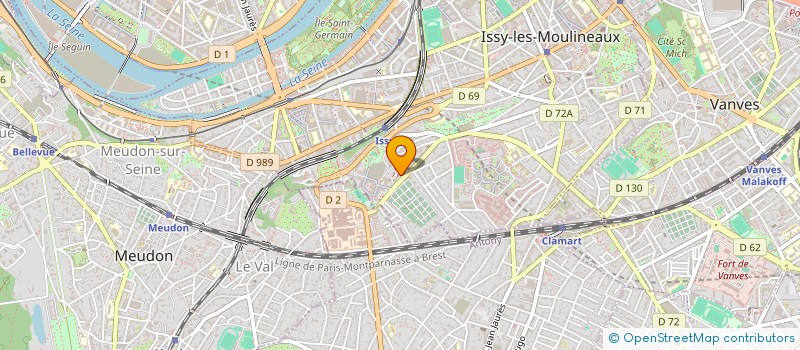 localisation de l'entreprise MARS PEINTURE à ISSY-LES-MOULINEAUX