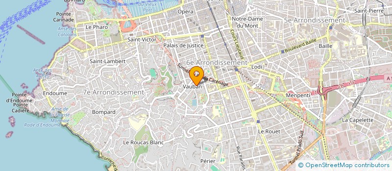localisation de l'entreprise MARS PRODUCTION à MARSEILLE