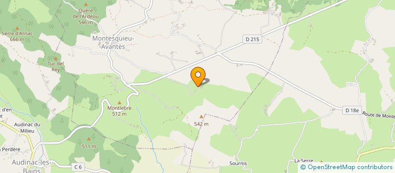 localisation de l'entreprise MARS PUBLICITE à MONTESQUIEU-AVANTES