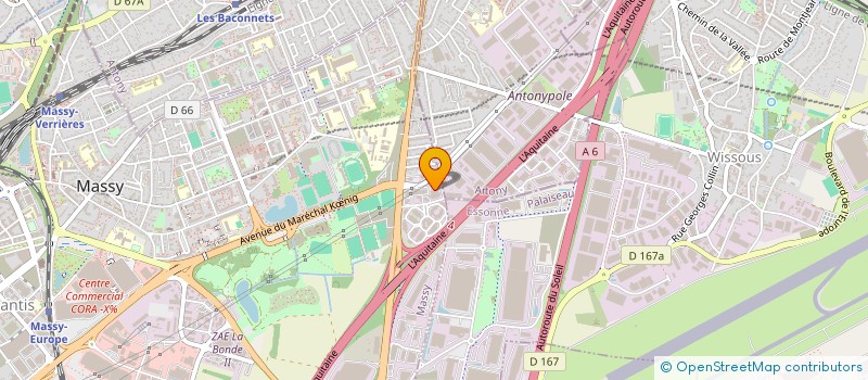 localisation de l'entreprise MARS SDX FRANCE à MASSY