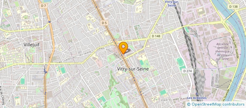 localisation de l'entreprise MARS SECURITE à VITRY-SUR-SEINE