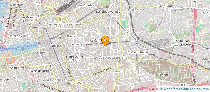 localisation de l'entreprise MARS SEPT à MARSEILLE 5