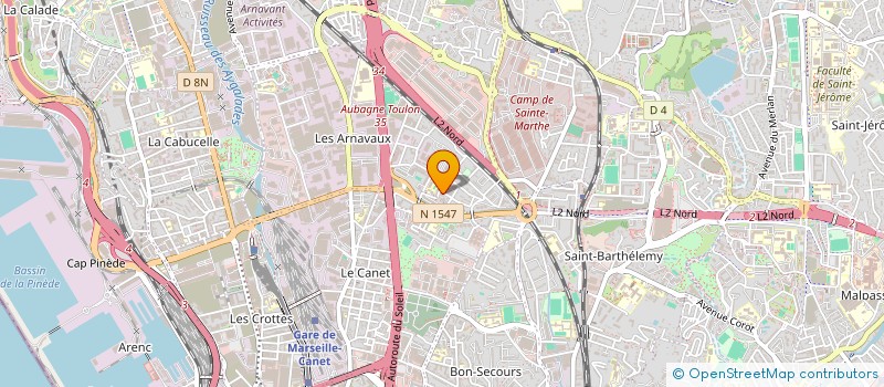 localisation de l'entreprise MARS SOUDURE TUYAUTERIE INDUST MEDITERRA à MARSEILLE