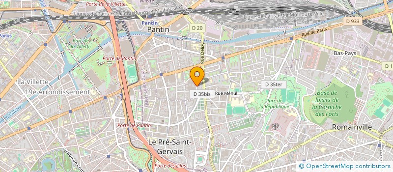 localisation de l'entreprise MARSA  PANTIN