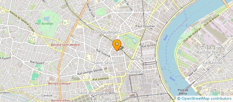 localisation de l'entreprise MARSA à BORDEAUX