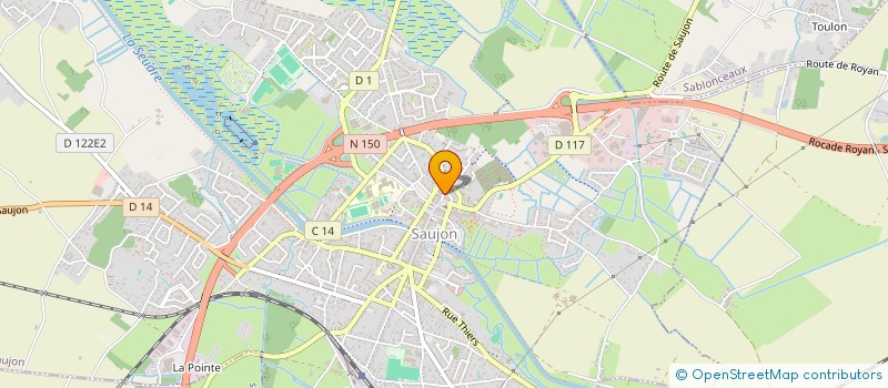 localisation de l'entreprise MARSA  SAUJON