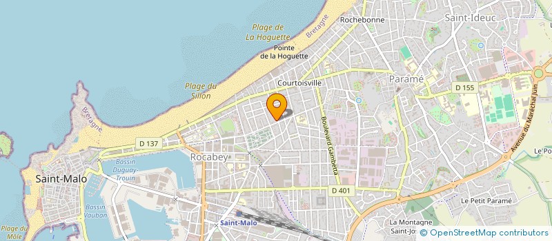 localisation de l'entreprise MARSA à SAINT-MALO