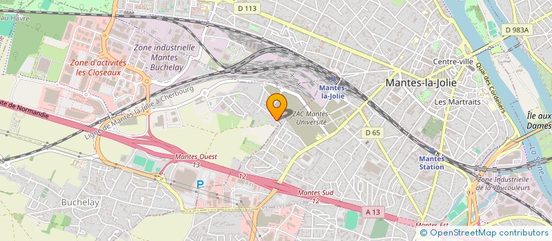 localisation de l'entreprise MARSA-AUTO  MANTES-LA-VILLE