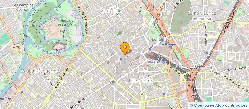 localisation de l'entreprise MARSA COMMUNICATION à LILLE