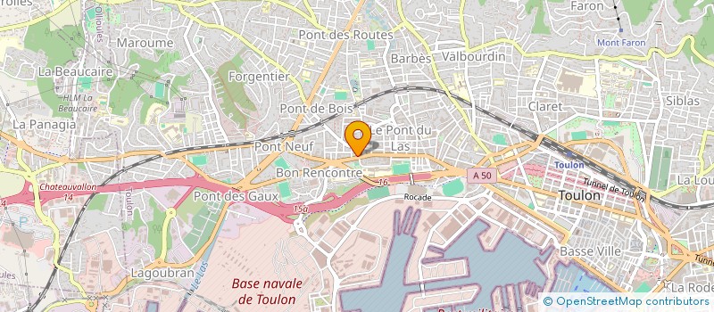 localisation de l'entreprise MARSAB à TOULON