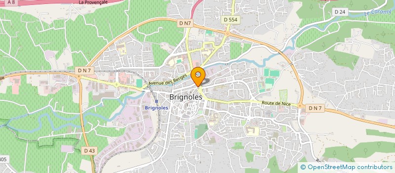 localisation de l'entreprise MARSAB à BRIGNOLES