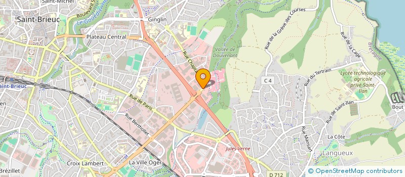 localisation de l'entreprise MARSAC à SAINT-BRIEUC