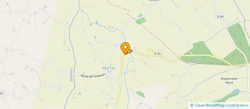 localisation de l'entreprise MARSAC-TRESSERRE  MARSAC