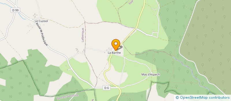 localisation de l'entreprise MARSAGOL  BELMONT-SAINTE-FOI