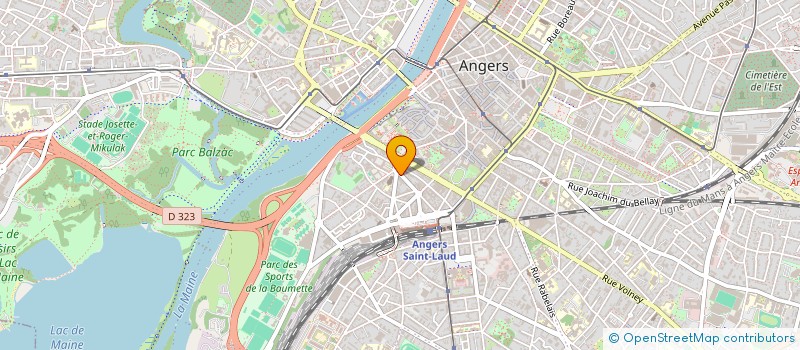 localisation de l'entreprise MARSAIN à ANGERS