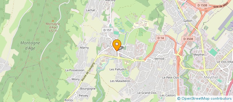 localisation de l'entreprise MARSALCOL  POISY