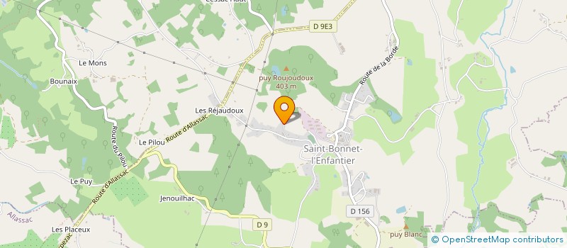 localisation de l'entreprise MARSALEIX IMMO  SAINT-BONNET-L'ENFANTIER