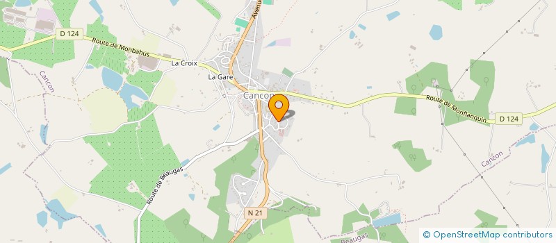 localisation de l'entreprise MARSAN  CANCON