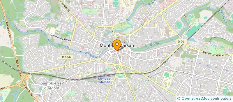 localisation de l'entreprise MARSAN  MONT-DE-MARSAN