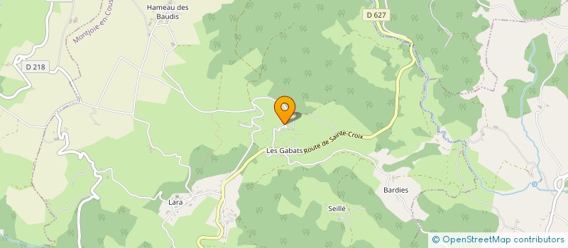 localisation de l'entreprise MARSAN LJ à MONTJOIE-EN-COUSERANS