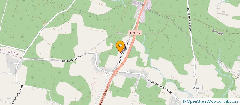 localisation de l'entreprise MARSAN TAXI  HAUT-MAUCO