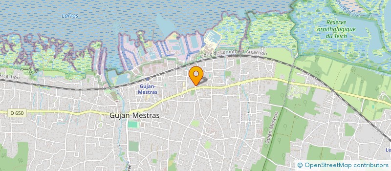localisation de l'entreprise MARSANIMMO  GUJAN-MESTRAS
