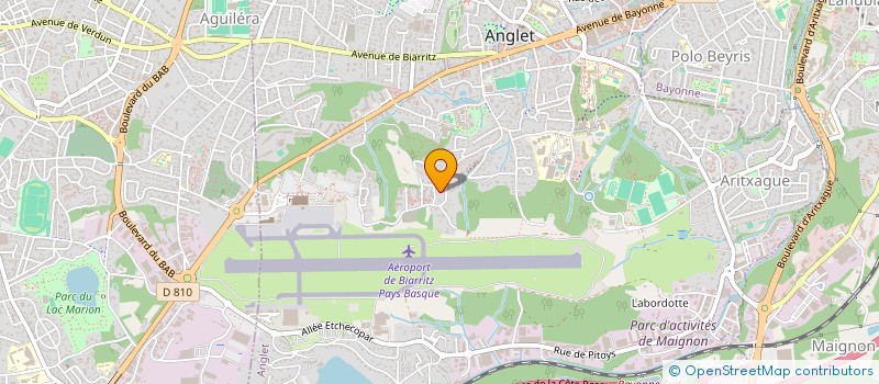 localisation de l'entreprise MARSANNE  ANGLET