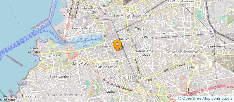 localisation de l'entreprise MARSATWORK IMMOBILIER  MARSEILLE