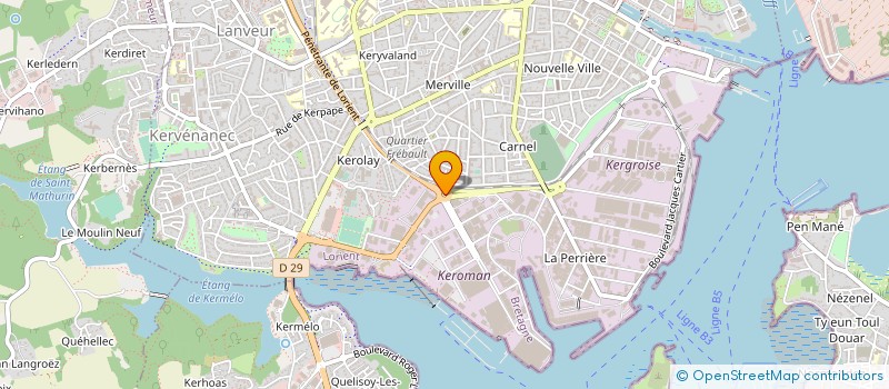 localisation de l'entreprise MARSAUDON COMPOSITES à LORIENT