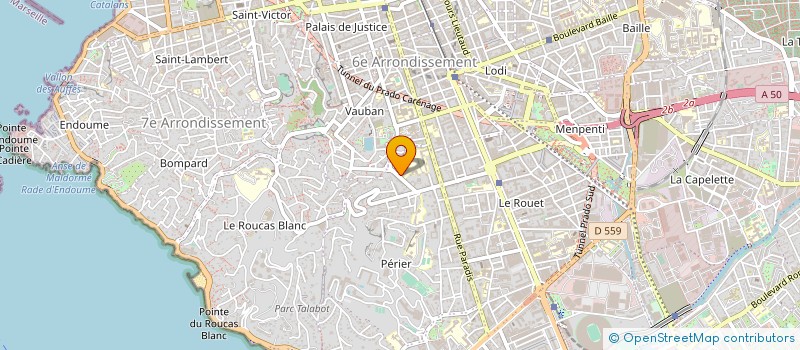 localisation de l'entreprise MARSAVIL à MARSEILLE