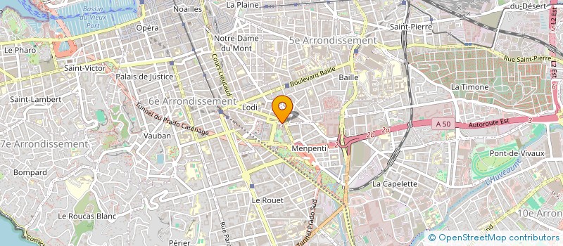 localisation de l'entreprise MARSCAL6  MARSEILLE