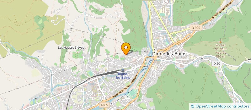 localisation de l'entreprise MARSCM-IMMO  NIOZELLES