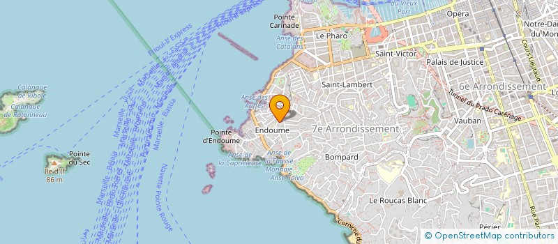 localisation de l'entreprise MARSDESIGN à MARSEILLE