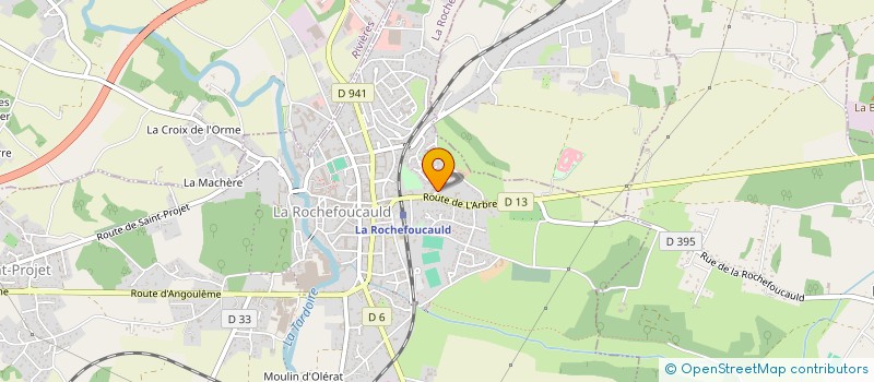 localisation de l'entreprise MARSE  LA ROCHEFOUCAULD-EN-ANGOUMOIS