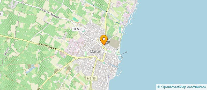 localisation de l'entreprise MARSEA à MARSEILLAN