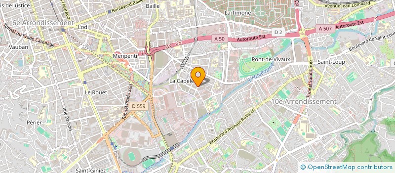localisation de l'entreprise MARSEDIS à MARSEILLE