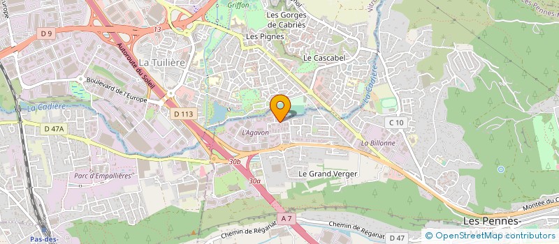 localisation de l'entreprise MARSEILLAISE DE PRODUITS ET SERVICES à LES PENNES-MIRABEAU