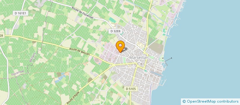 localisation de l'entreprise MARSEILLAN AVENIR à MARSEILLAN