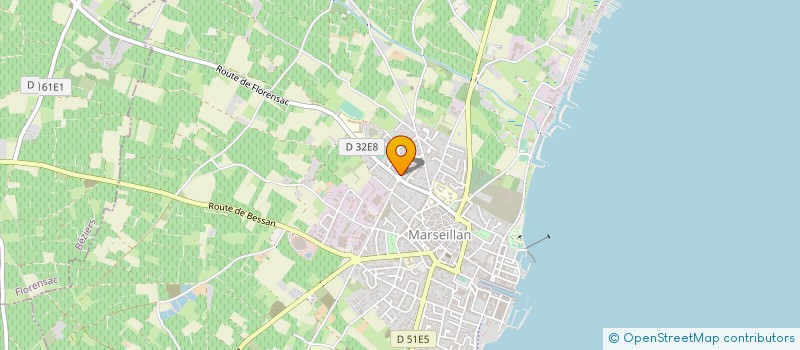 localisation de l'entreprise MARSEILLAN FITNESS à MARSEILLAN