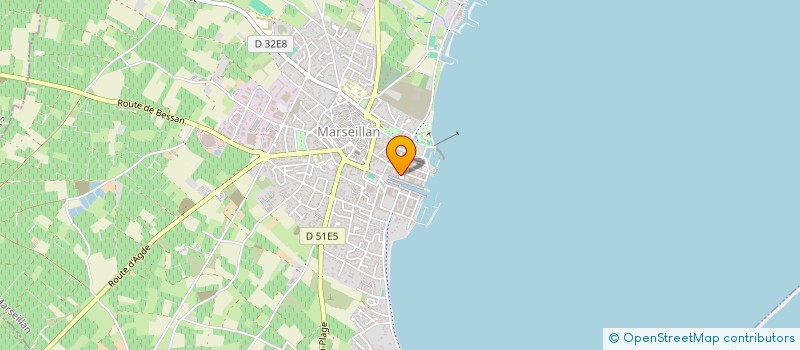 localisation de l'entreprise MARSEILLAN UNION FUTSAL à MARSEILLAN