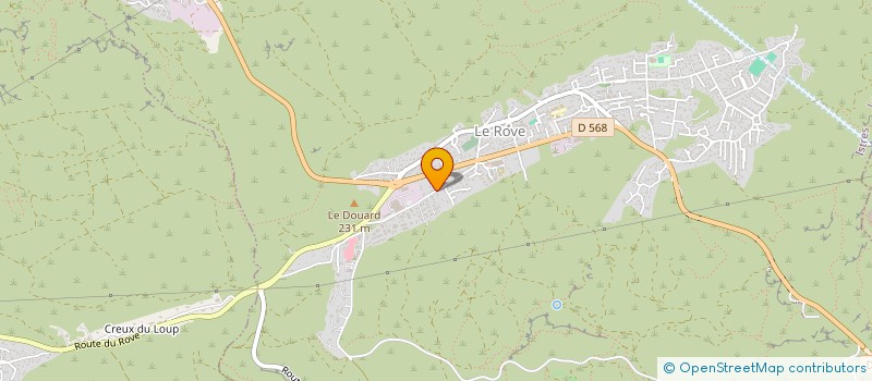 localisation de l'entreprise MARSEILLE 15  LE ROVE