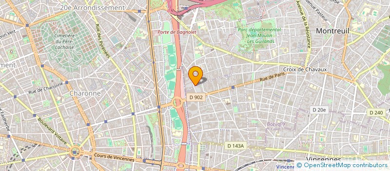 localisation de l'entreprise MARSEILLE à BAGNOLET