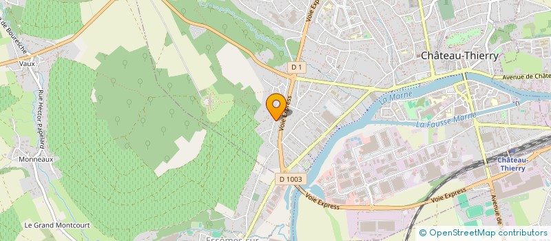 localisation de l'entreprise MARSEILLE à CHATEAU-THIERRY