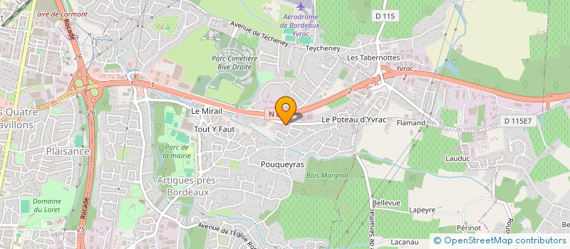 localisation de l'entreprise MARSEILLE  ARTIGUES-PRES-BORDEAUX